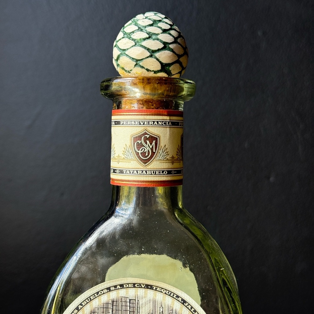 Fortaleza Tequila Reposado EMPTY BOTTLE & CORK - Picture 4 of 6